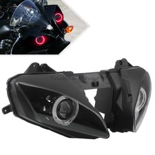 Assembly Headlight Hid Projector Red Angel Eye Kit For Yamaha Yzf R6 2006-2007