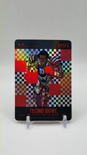 2026 Bo Jackson Battle Arena Tecmo Bowl T.D. Big Pixel Battlefoil Card #BP705
