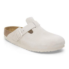New Birkenstock Boston Soft Footbed Suede Leather Unisex Clogs All Size