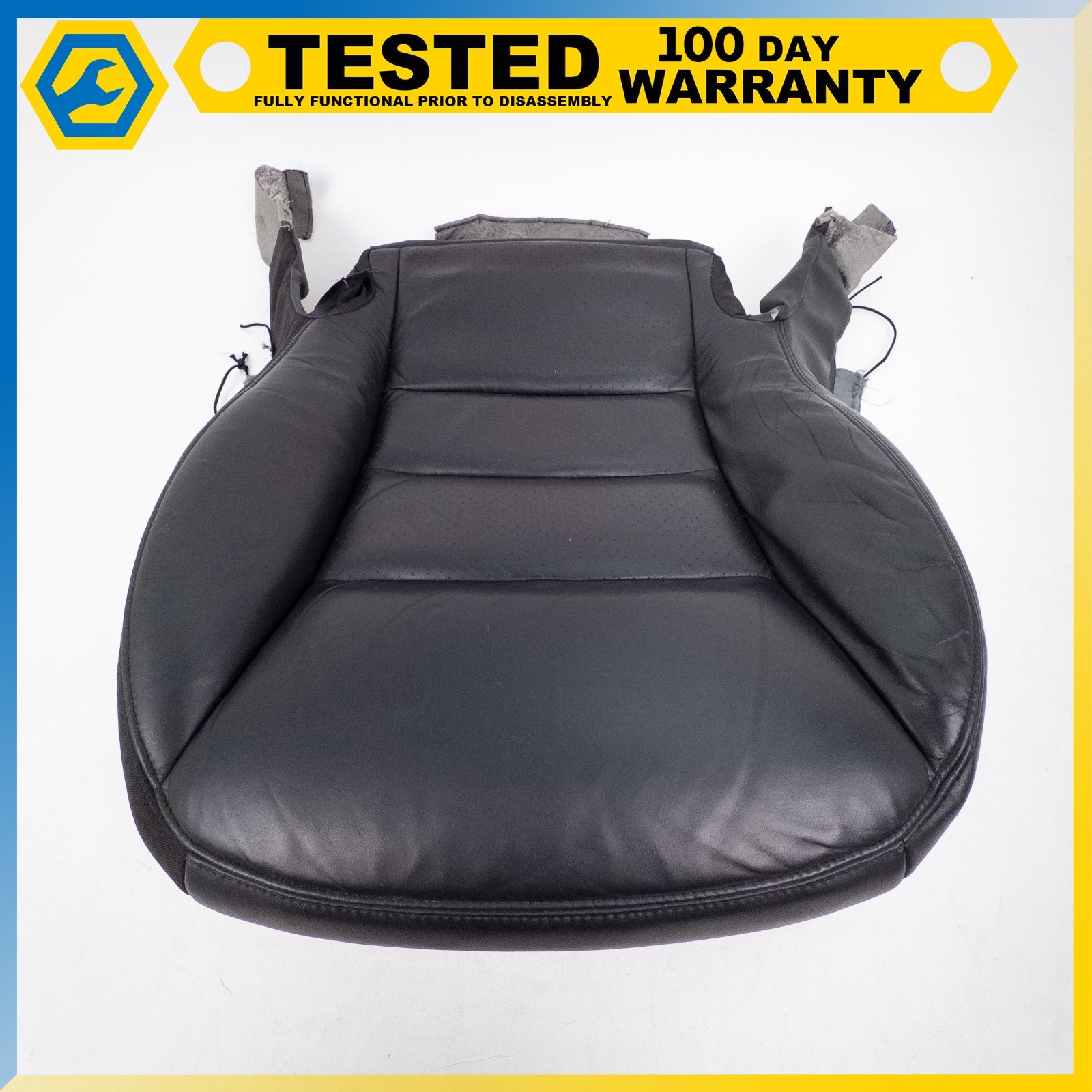 05-13 CHEVROLET CORVETTE C6 FRONT LEFT DRIVER BOTTOM LOWER SEAT OEM