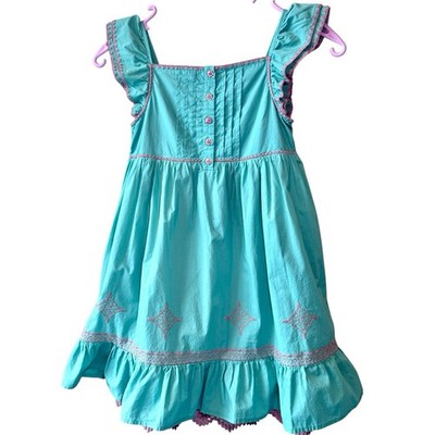 Matilda Jane Girls Dress Size 8  Needle & Thread  Ruffle Boho Boutique