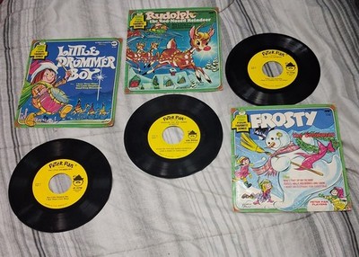 Rudolph Red Nosed Reindeer Frosty Peter Pan Ld-BOY Four Favorite Songs 45 RPM
