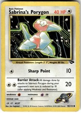 Sabrina's Porygon 98/132 Gym Challenge Pokemon MP Fast Ship on eBay