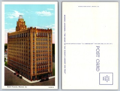 Hotel Frances Monroe LA Art Deco Tower Postcard