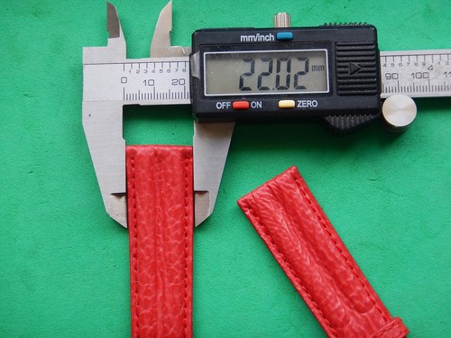22 MM strap Waterproof Shark Real Red Type Breitling Double Bangle - Bild 15 von 16