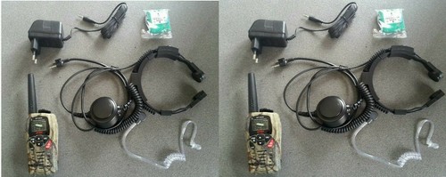 Talkie-walkie INTEK MT3030M Camo - Kit Avec Chargeur Et Laryngophone PTT - Neuf