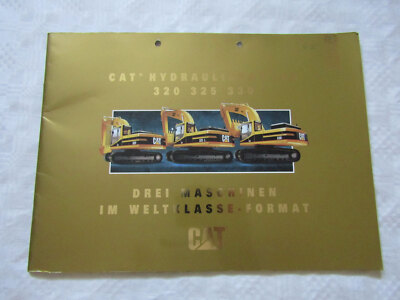 Prospekt CAT Caterpillar 320 325 330 Hydraulikbagger 1995x