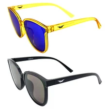 Global Vision Eyewear Athena Fashion Sunglasses for Women 2 Pairs Crystal