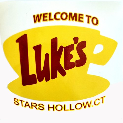 Gilmore Girls "Welcome To Luke's Stars Hollow" Hochglanz Aufkleber 4 x 3,5 Zoll