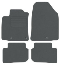 Velours Fußmatten für Hyundai Ioniq Elektro Bj. 2016 – 2019 Automatten GRAU STD