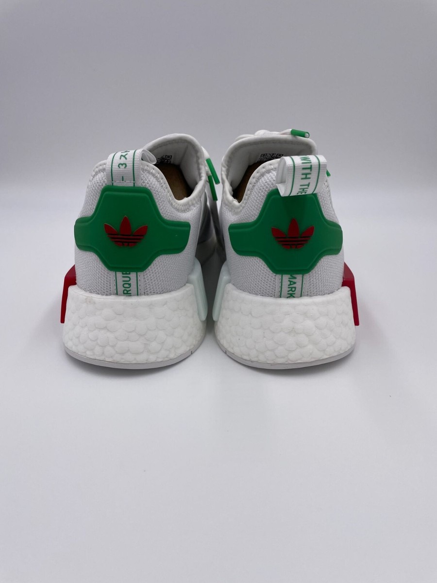 adidas gazelle silver green womens Adidas Originals NMD_R1 Women's Shoes White/Hi-Res Green/Real Magenta