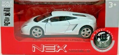 Lamborghini Galiardo White LP560-4 Welly Nex 1:39 Scale