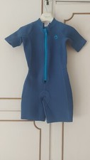 Muta da bambino/a mezza manica DECATHLON azzurra in neoprene, tg. 8 anni