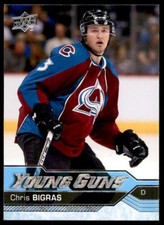 Chris Bigras 2016-17 Upper Deck Young Guns RC #245 Colorado Avalanche