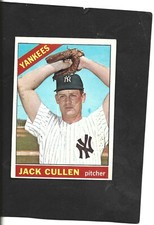 1966 Topps MLB # 31 Jack Cullen