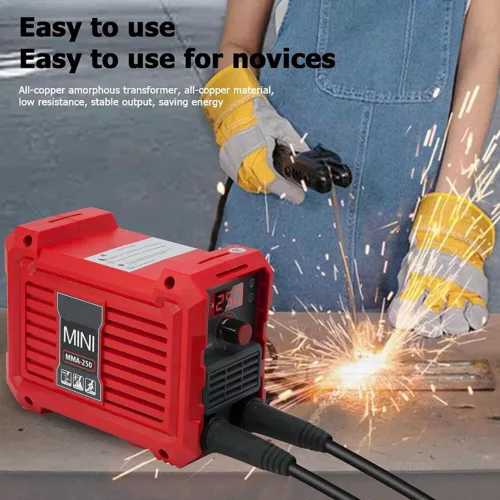 Mini Inverter Schweißgerät MMA 250 Elektroden Schweißmaschine Digitalanzeige NEU - Bild 7 von 15