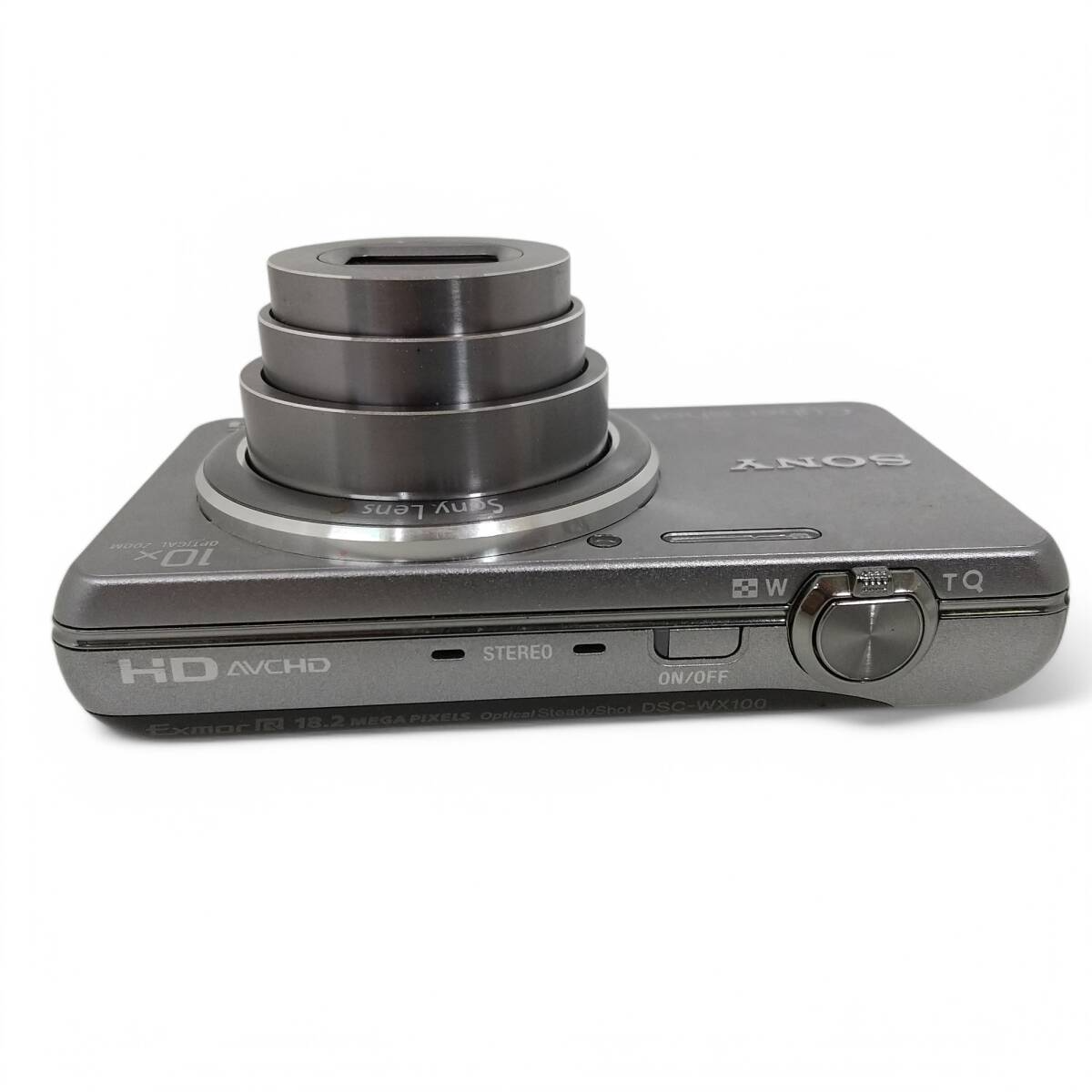SONY Cyber Shot DSC-WX100 Silver Digital Camera Japanese