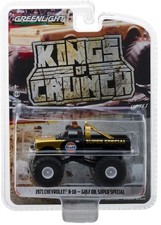 1:64 GreenLight KINGS OF CRUNCH 1971 Chevrolet K10 GULF OIL MONSTER TRUCK NIP
