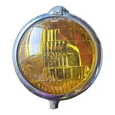 Vintage Unity Fog Light Amber Lens Chrome 6 Inch Vintage Unity Fog Light Amber Lens Chrome 6 Inch