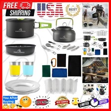Portable 19-Piece Camping Cookware Set - Unleash Culinary Potential Outdoors