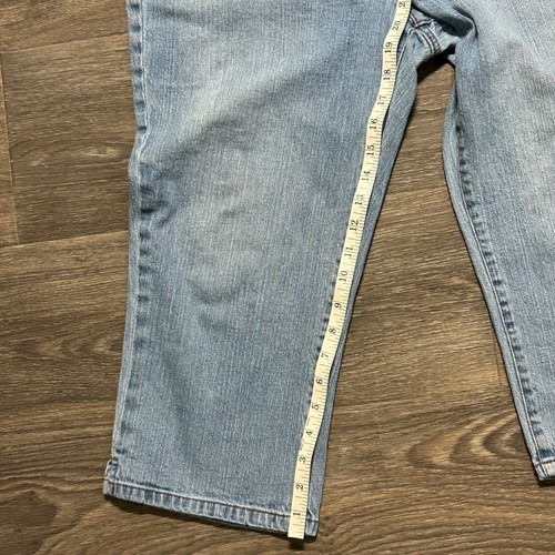 Lauren Ralph Lauren Gr. 14 High Rise Capri Jeans Light Wash Vintage Y2K Cropped - Bild 6 von 9