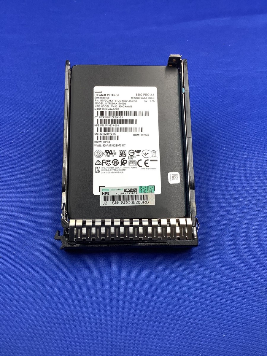 HPE 5300 PRO VK001920GXAWN 1.92TB 2.5