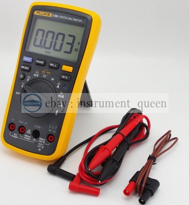 FLUKE 17B+ Digital multimeter Meter Tester DMM with TL75 test leads F17B+