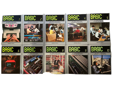 Basic - Die farbige Enzyklopädie für Büro-, und Heimcomputer - Band 1 bis 10 