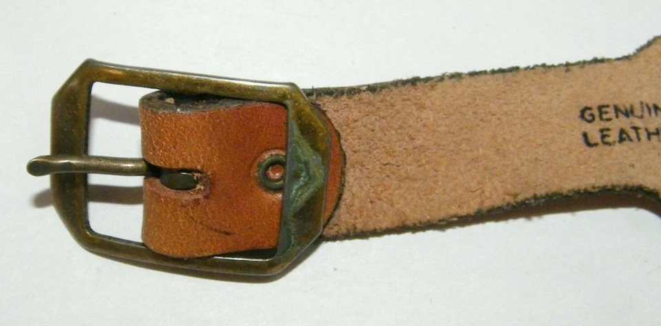 1958 PEANUTS SNOOPY КОЖАНАЯ ПРЯЖКА БРАСЛЕТ AVIVA «LEE» - Изображение 3 из 4