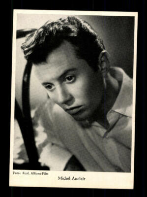 Michel Auclair Autograph Card 1950s Excellent ## BC 172227