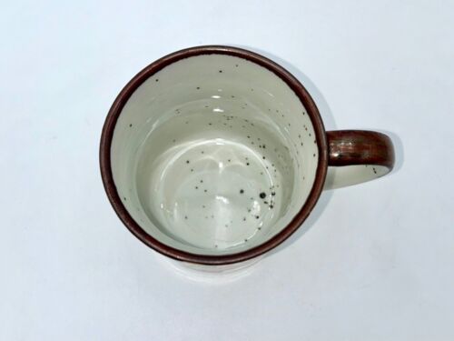Tazza tazza vintage in gres maculato fiori di fragola - Foto 4 di 5