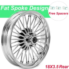 18" Fat Spoke Rear Wheel Rim for Harley Heritage Softail Deluxe Dyna Wide Glide