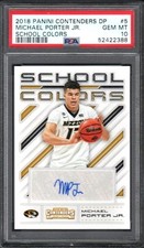 2018 Panini Contenders DP #5 MICHAEL PORTER JR. RC School Colors PSA 10 GEM MINT