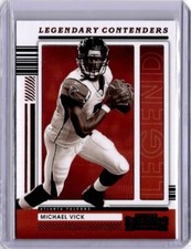 2021 Contenders Football Michael Vick Legendary Contenders Red Foil LGD-MVI