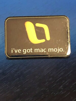 Rare Collectible Vintage i've got mac mogo. Metal Pinback Lapel Pin Hat Pin 