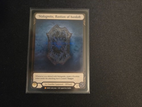 Stalagmit, Bastion of Isenloft - 1st Edition Cold Foil - Flesh and Blood TCG