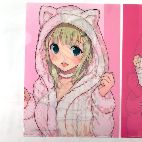 Set Pigiama Animali Senran Kagura YOMI Taglia A4 File Trasparente Cancelleria Anime - Foto 6 di 8