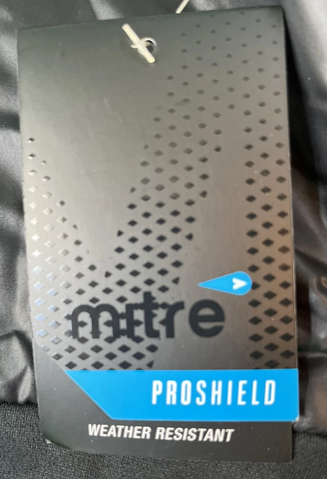 Chaqueta Mitre Proshield Resistente a la Intemperie Negra Cremallera Completa Para Hombre Talla Pequeña NUEVA NUEVA CON ETIQUETAS Foto 4 de 4