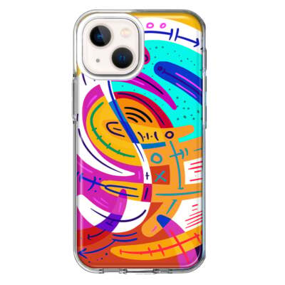 Mundaze Case for Apple iPhone 15 Plus Cover Vintage Abstract Liquid