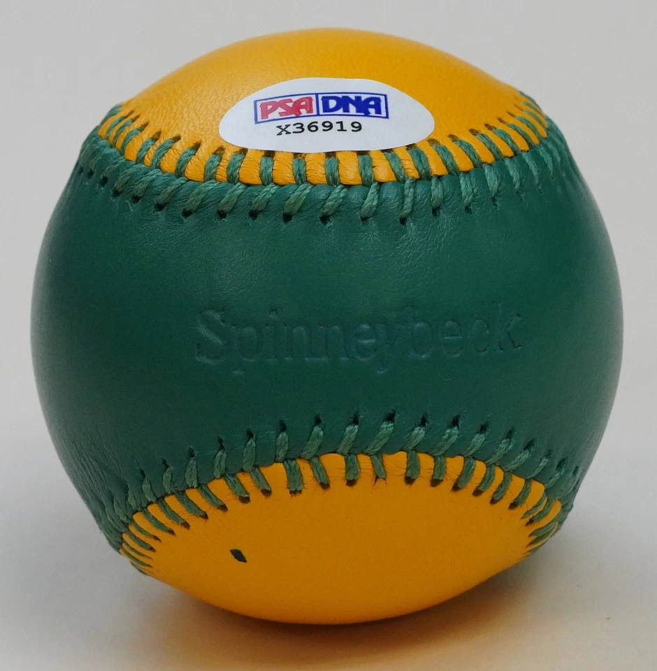 Fred Lynn Signed Spinneybeck Leather Baseball PSA/DNA COA Red Sox Angels Auto'd - Image 4 of 4