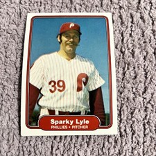1982 Fleer #247 Sparky Lyle Philadelphia Phillies