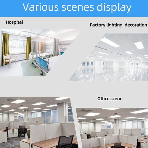 2 x 4 LED Ceiling Light LED Dimmable Flat Panel Light Recessed Fixtures (2-PACK) - Picture 11 of 12