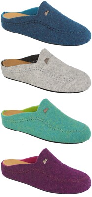 Beck 7119 Paula Damen Hausschuhe Clogs Softfilz Wechselfußbett