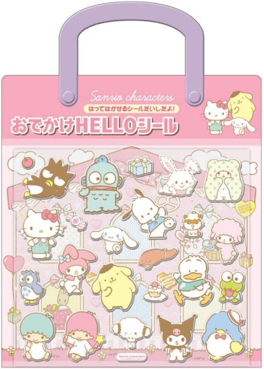 Sanrio Characters Hello Sticker My Melody Cinnamoroll Hello Kitty