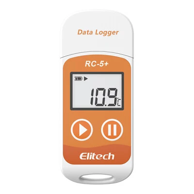 Elitech RC-5+Temperature Recorder Vaccine Temp Monitor Data logger PDF Report