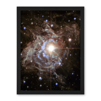 Hubble Space Telescope Cepheid Variable Super Star RS Puppis Framed Print 18X24