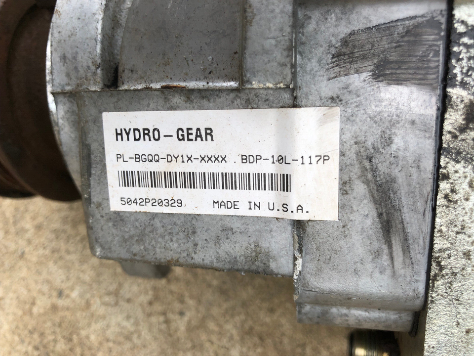 OEM John Deere M665 HydroGear Hydro Pump PLBGQQDY1XXXXX BDP10L