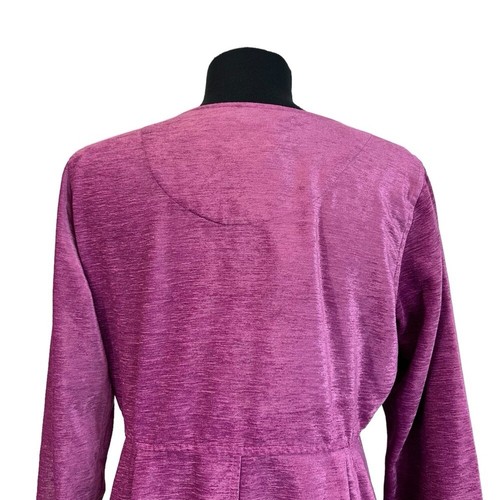 Weiche Umrandung Fiona Chenille Tunika Oberteil Fuchsia Beere S Neu mit Etikett Langarm - Bild 7 von 13