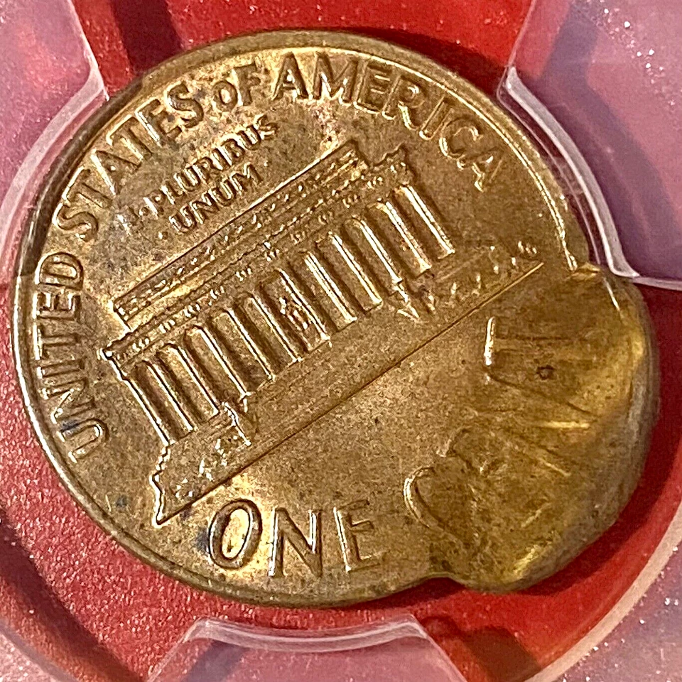 PCGS MS-64 BN! 1970-S CENT DOUBLE STRIKE WITH TWO DATES AND MM! - Image 2 of 3