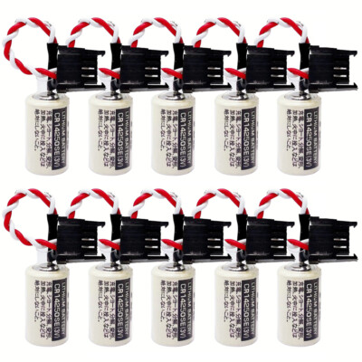 10Pcs 3V 1747-BA PLC Battery for AB FDK CR14250SE (3V) 1769-BA SLC-500 Series 